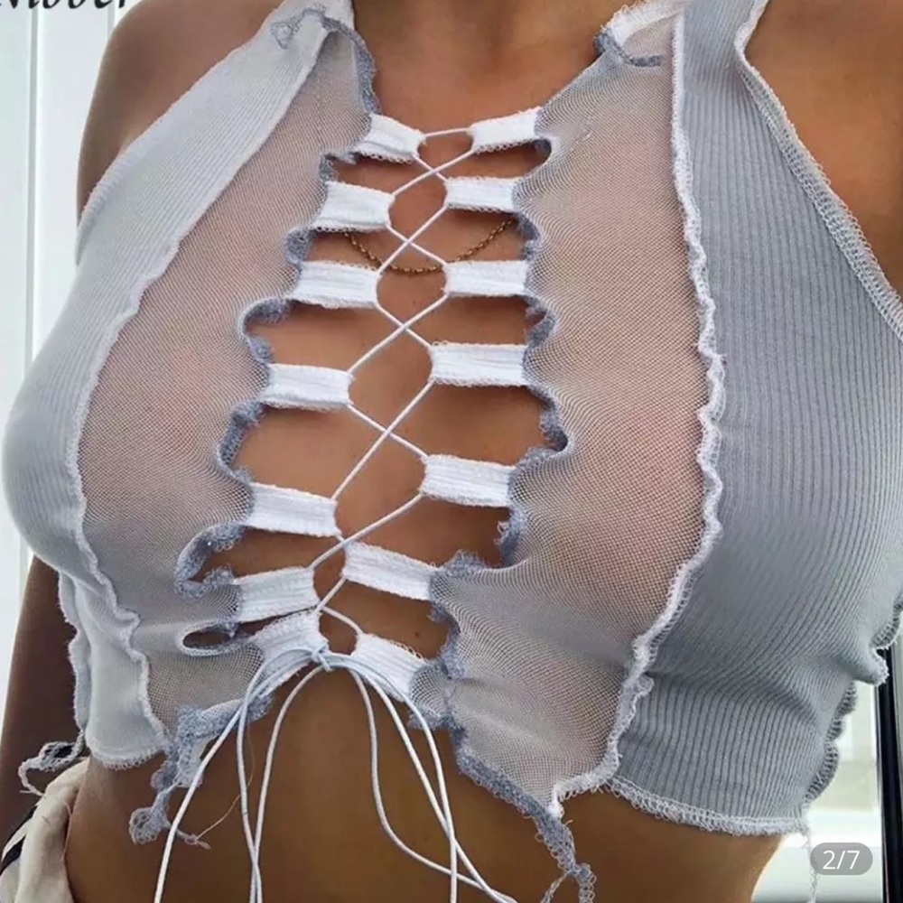 Tie crop top